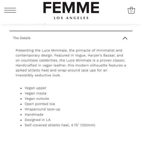 FEMME los angeles 

Luce Minimale in metallic turquoise - Picture 8 of 10